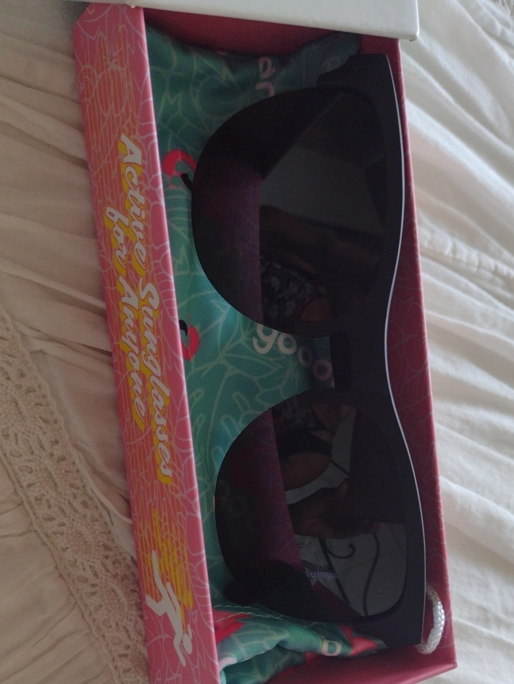 Goodr Black Sunglasses with Case